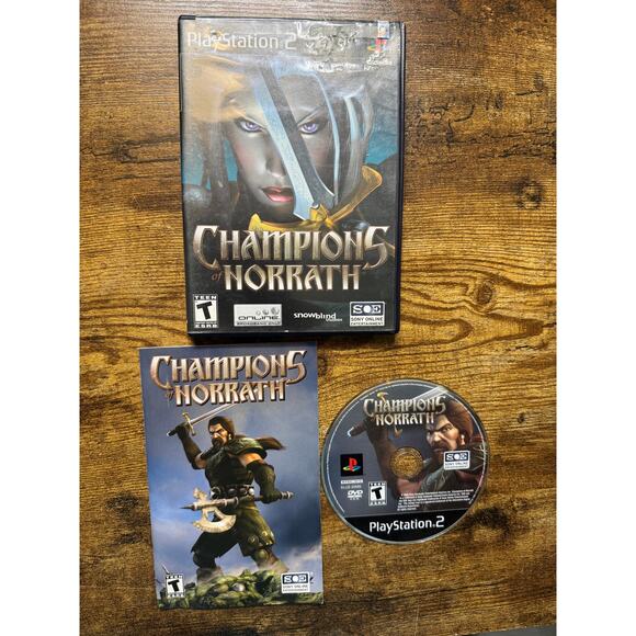Champions of Norrath PS2 (Sony PlayStation 2, 2004) CIB Complete W Manual TESTED - Picture 1 of 4
